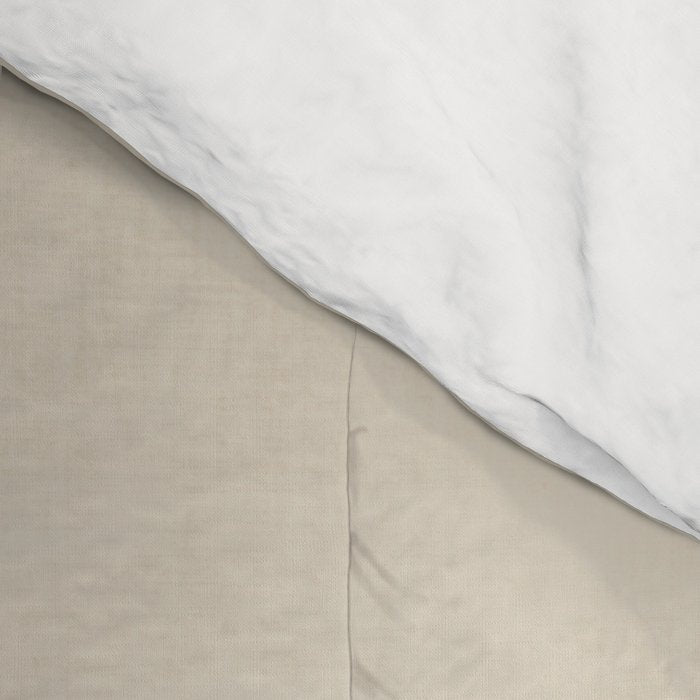 Terracotta Cream Minimalist Abstract Original Burnt Orange Art Comforter Gallery Image 4