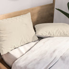 Terracotta Cream Minimalist Abstract Original Burnt Orange Art Pillow Sham Gallery Image 2