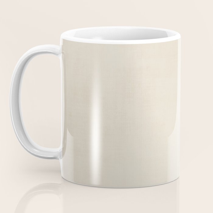 Terracotta Cream Minimalist Abstract Original Burnt Orange Art Coffee Mug Gallery Image 3