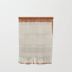 Terracotta Cream Minimalist Abstract Original Burnt Orange Art Wall Hanging Gallery Image 1