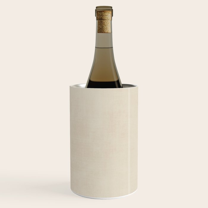 Terracotta Cream Minimalist Abstract Original Burnt Orange Art Wine Chiller Gallery Image 2