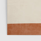Terracotta Cream Minimalist Abstract Original Burnt Orange Art Poster Gallery Image 3