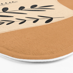 Minimal Abstract Art Vase Bath Mat Gallery Image 3
