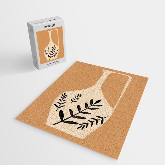 Minimal Abstract Art Vase Jigsaw Puzzle Gallery Image 2