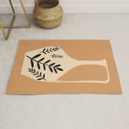 Minimal Abstract Art Vase Rug Gallery Image 1