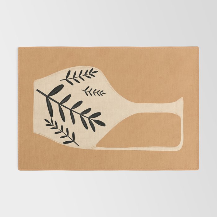 Minimal Abstract Art Vase Rug Gallery Image 2