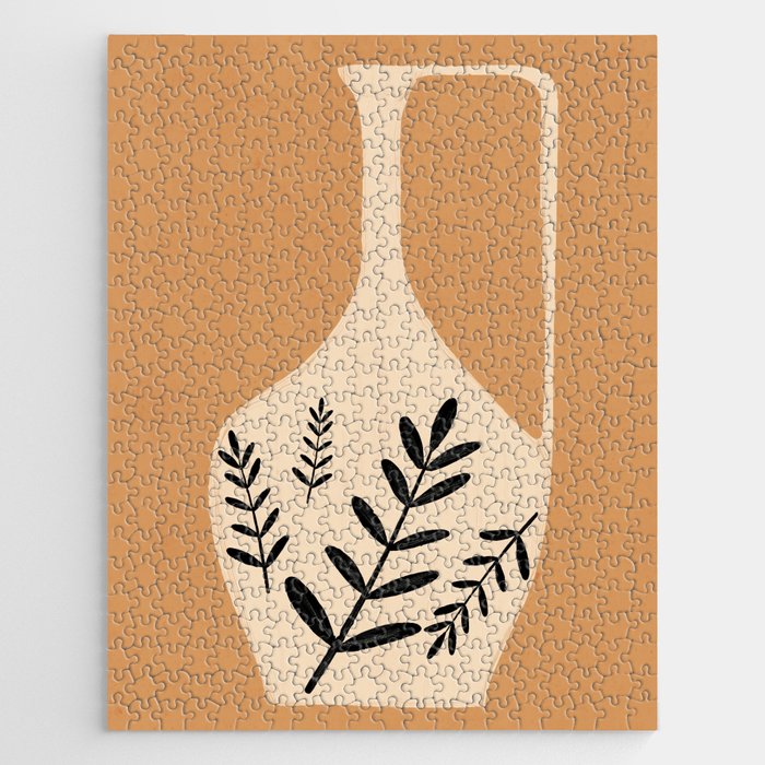 Minimal Abstract Art Vase Jigsaw Puzzle Gallery Image 1