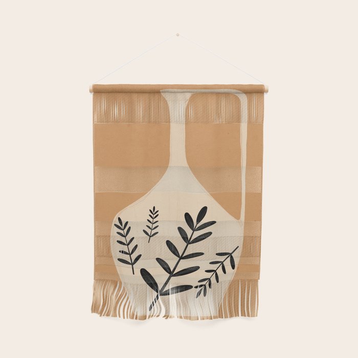 Minimal Abstract Art Vase Wall Hanging Gallery Image 1