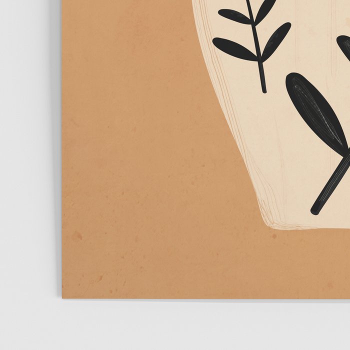 Minimal Abstract Art Vase Poster Gallery Image 3