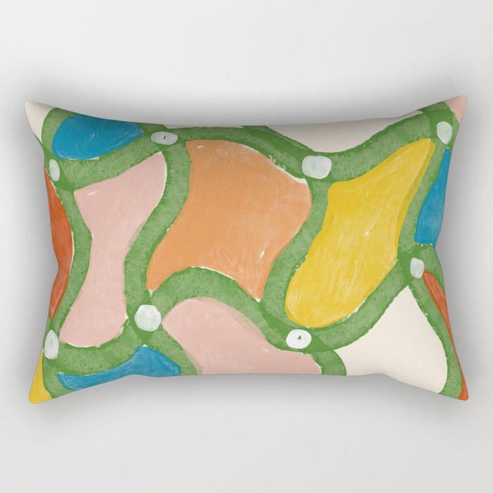 Gingham 1 Rectangular Pillow Gallery Image 1