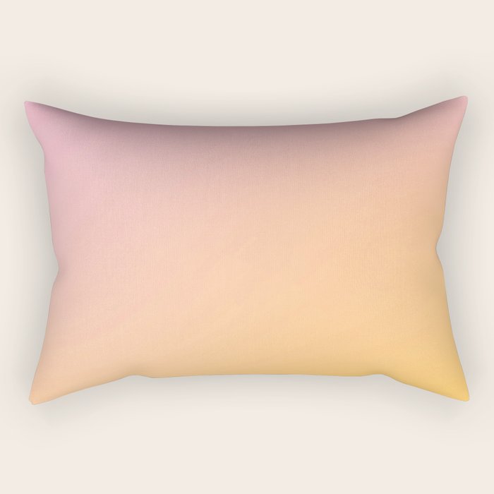 Sunrise Love - Pink & Pumpkin orange glow Rectangular Pillow Gallery Image 2