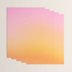 Sunrise Love - Pink & Pumpkin orange glow Wrapping Paper Gallery Image 3