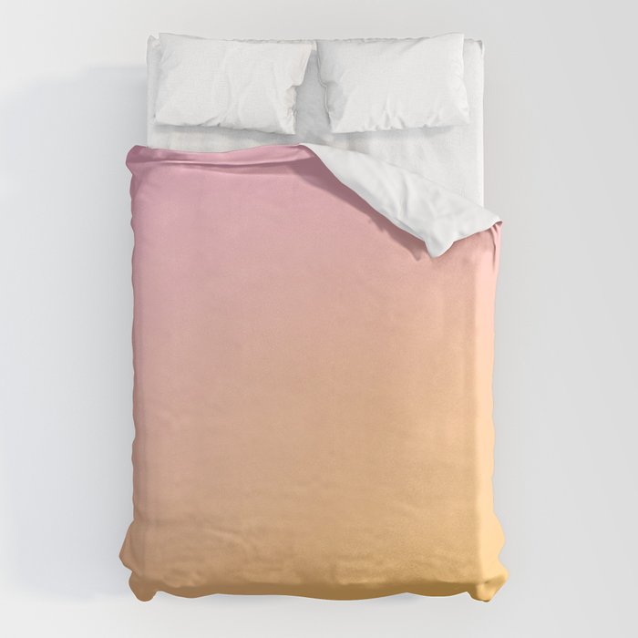 Sunrise Love - Pink & Pumpkin orange glow Duvet Cover Gallery Image 6