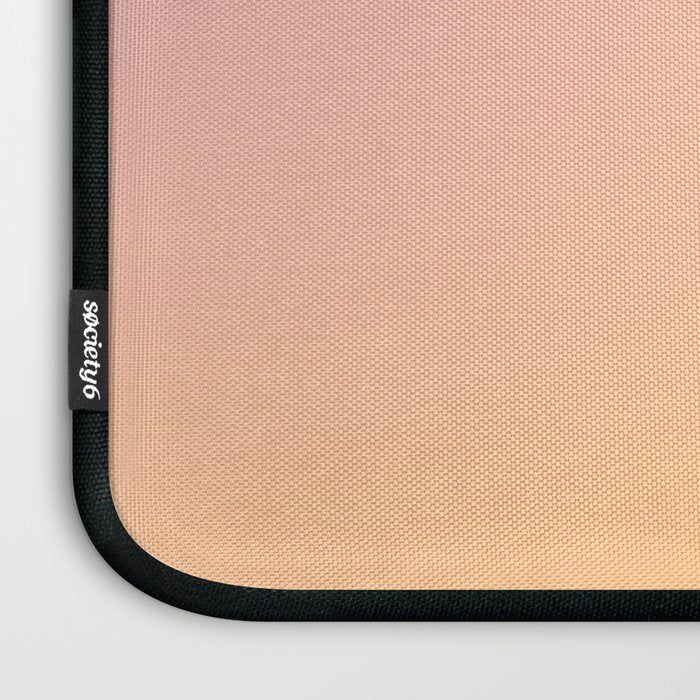 Sunrise Love - Pink & Pumpkin orange glow Laptop Sleeve Gallery Image 3