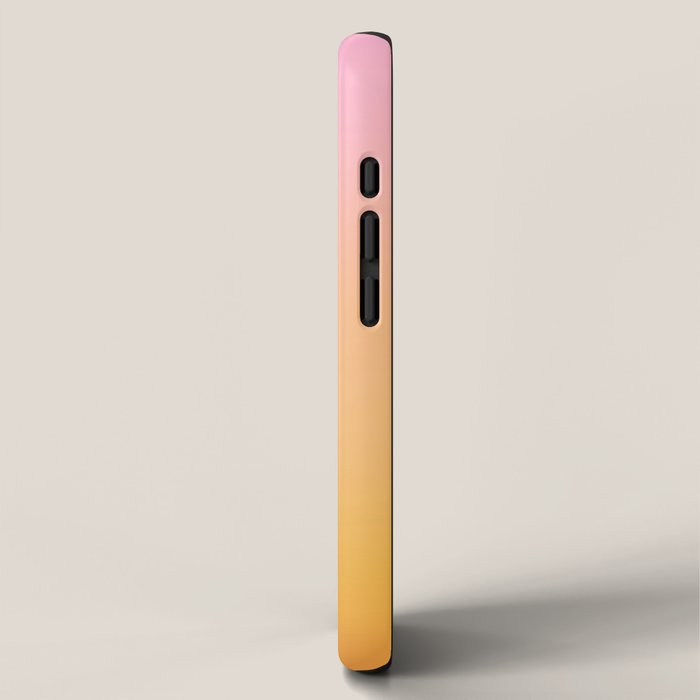 Sunrise Love - Pink & Pumpkin orange glow iPhone Case Gallery Image 2