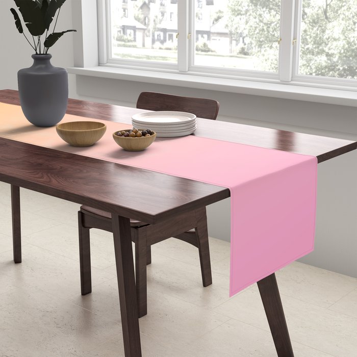 Sunrise Love - Pink & Pumpkin orange glow Table Runner Gallery Image 2