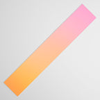 Sunrise Love - Pink & Pumpkin orange glow Table Runner Gallery Image 3