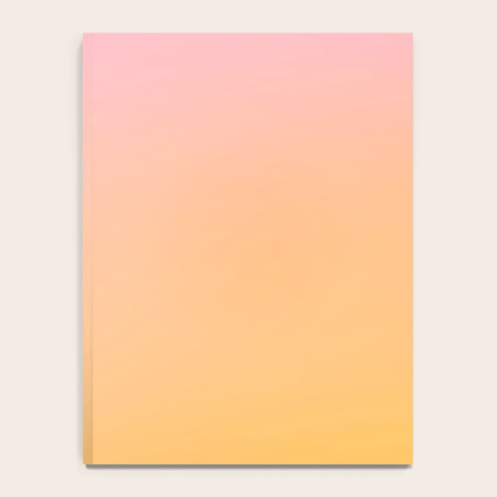 Sunrise Love - Pink & Pumpkin orange glow Notebook Gallery Image 4