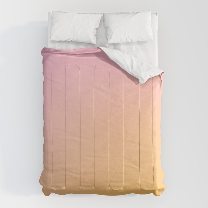 Sunrise Love - Pink & Pumpkin orange glow Comforter Gallery Image 6