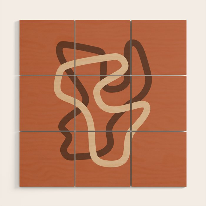 Abstract 03D Wood Wall Art Gallery Image 1