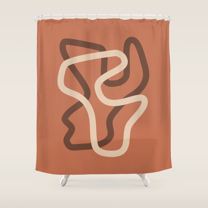 Abstract 03D Shower Curtain Gallery Image 1