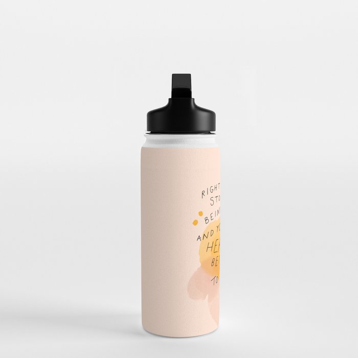 "Right Here, Stories Are Being Written" Water Bottle Gallery Image 3