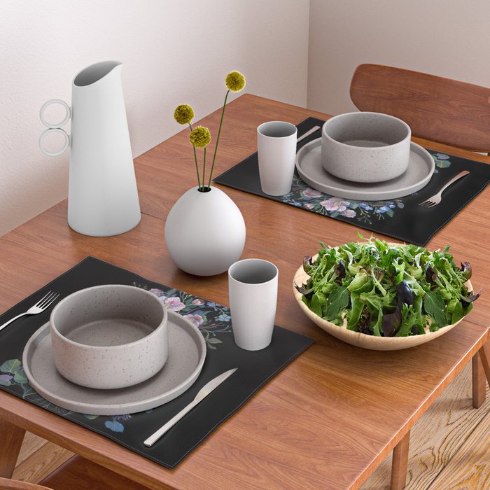 Moon Moth Mushroom Placemat Gallery Image 2