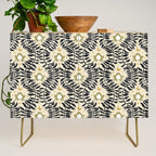 Froggie Ogee - black, moss green, and cream Credenza Gallery Image 1