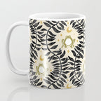 Froggie Ogee - black, moss green, and cream Coffee Mug Gallery Image 3
