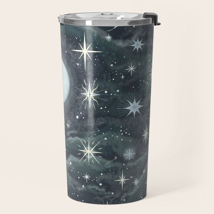 The Moon and Stars Travel Mug Gallery Image 2
