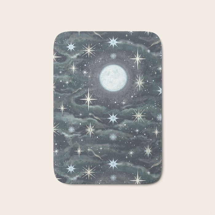 The Moon and Stars Bath Mat Gallery Image 1
