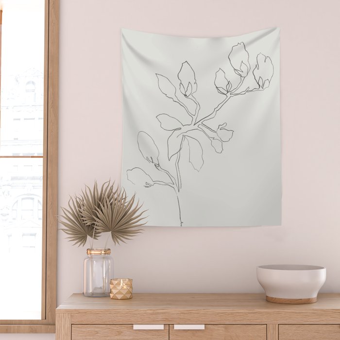Floral Study No. 3 Wall Tapestry Gallery Image 2