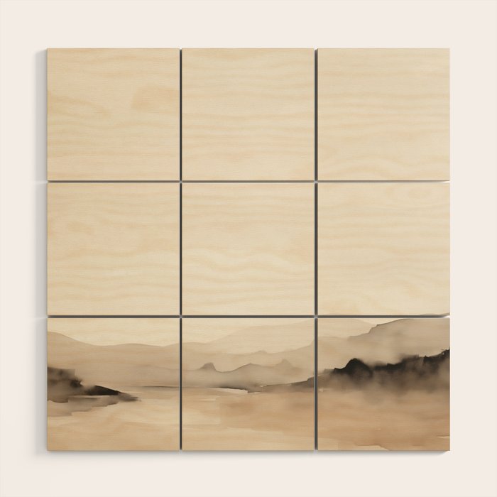 Rustic Landscape II Wood Wall Art Gallery Image 1