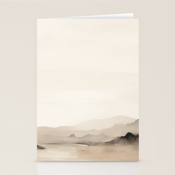 Rustic Landscape II Stationery Card Gallery Image 1