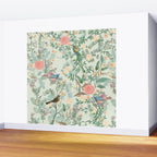 Chinoiserie Mint Green Pink Fresco Floral Garden Oriental Botanical  Wall Mural Gallery Image 2