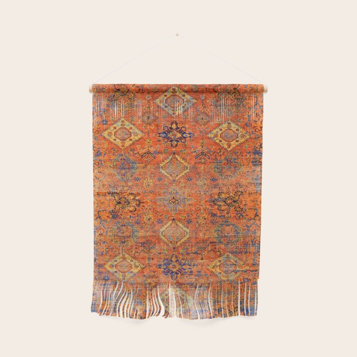 Oriental Vitange Moroccan Rug Design Wall Hanging Gallery Image 1