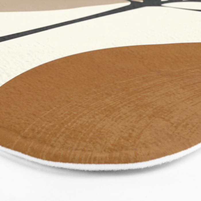 Abstract Art Plant2 Bath Mat Gallery Image 3