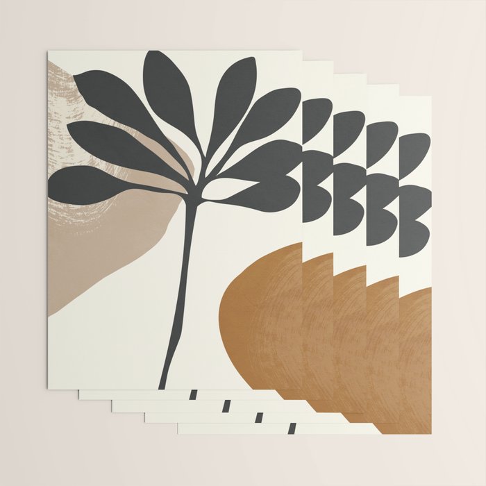 Abstract Art Plant2 Wrapping Paper Gallery Image 3