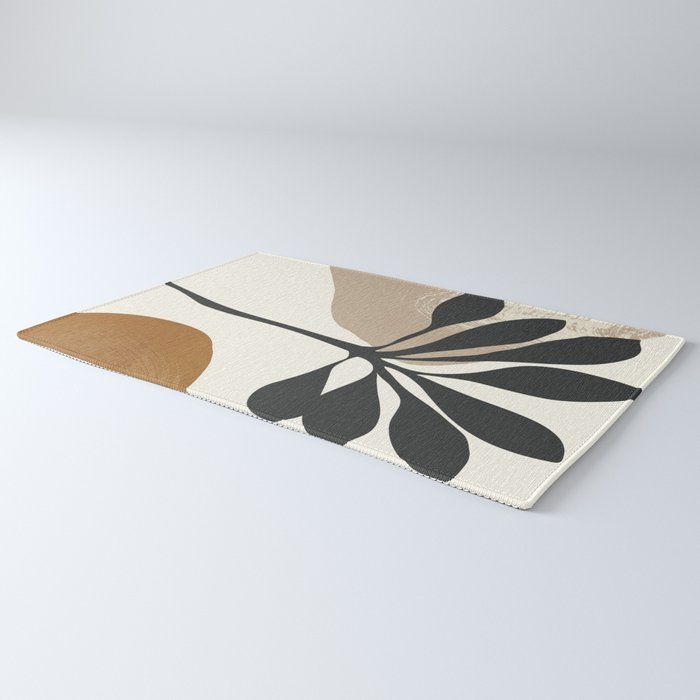 Abstract Art Plant2 Rug Gallery Image 3