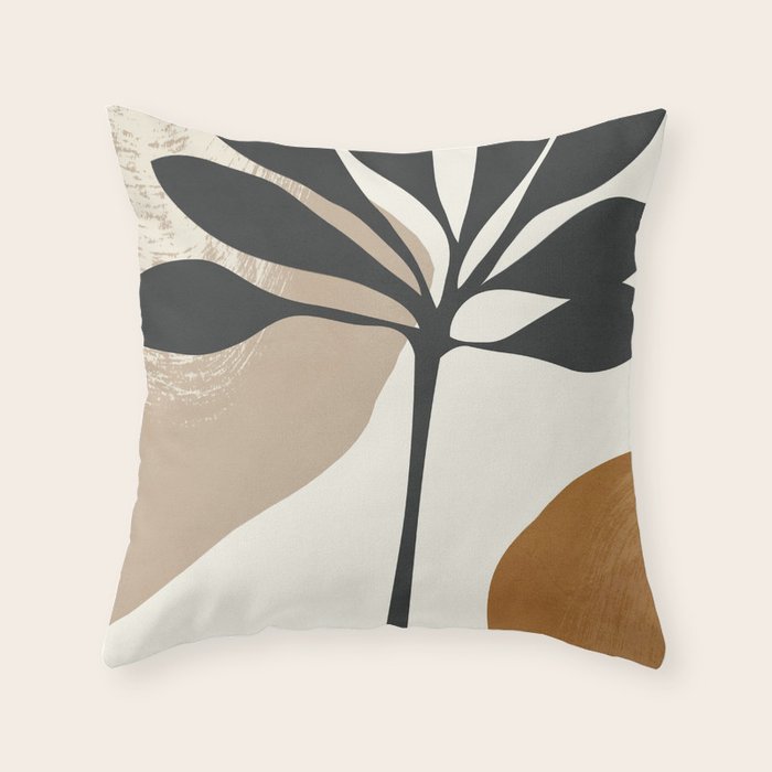 Abstract Art Plant2 Throw Pillow Gallery Image 6