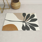 Abstract Art Plant2 Rug Gallery Image 1