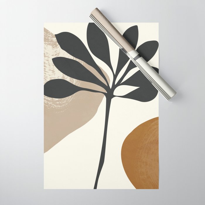 Abstract Art Plant2 Wrapping Paper Gallery Image 1