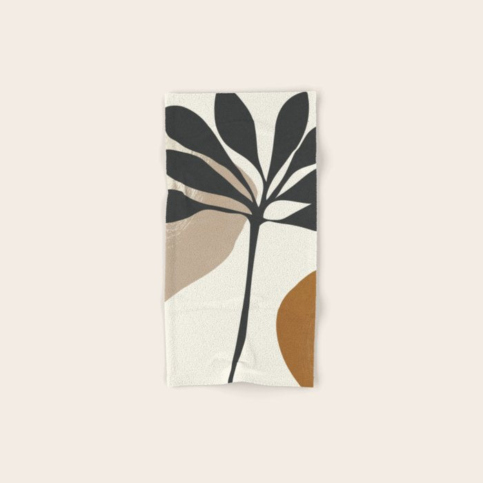 Abstract Art Plant2 Bath Towel Gallery Image 1