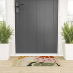 70s tropical fun flower Welcome Mat Gallery Image 3