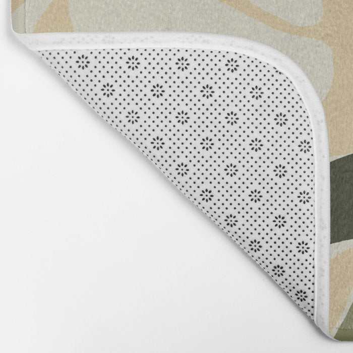 70s tropical fun flower Bath Mat Gallery Image 2