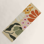 70s tropical fun flower Yoga Mat Gallery Image 1