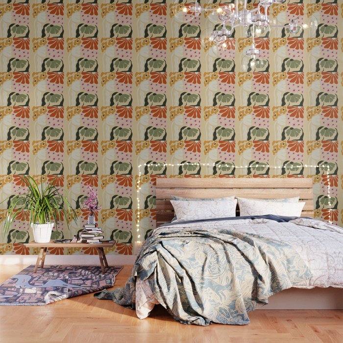 70s tropical fun flower Wallpaper Gallery Image 3