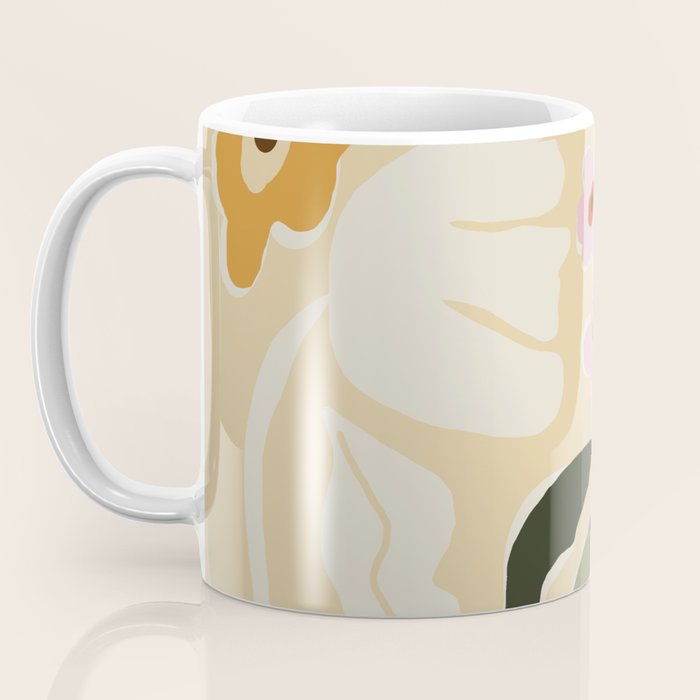 70s tropical fun flower Coffee Mug Gallery Image 3