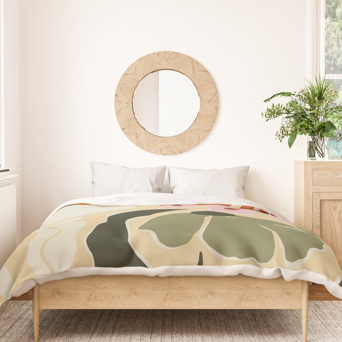 70s tropical fun flower Duvet Cover Gallery Image 3