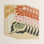 70s tropical fun flower Wrapping Paper Gallery Image 3